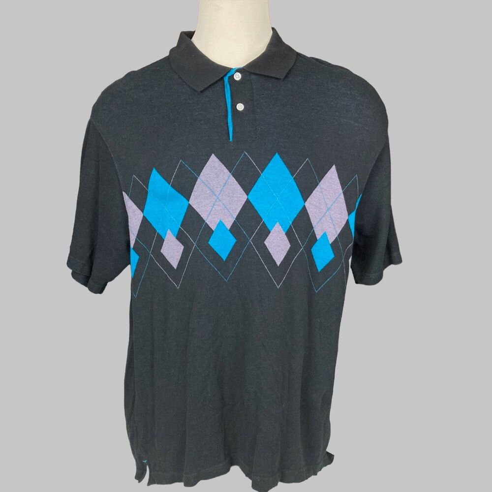 ⛳️ Payne Stewart Legacy Argyle Golf Polo XL